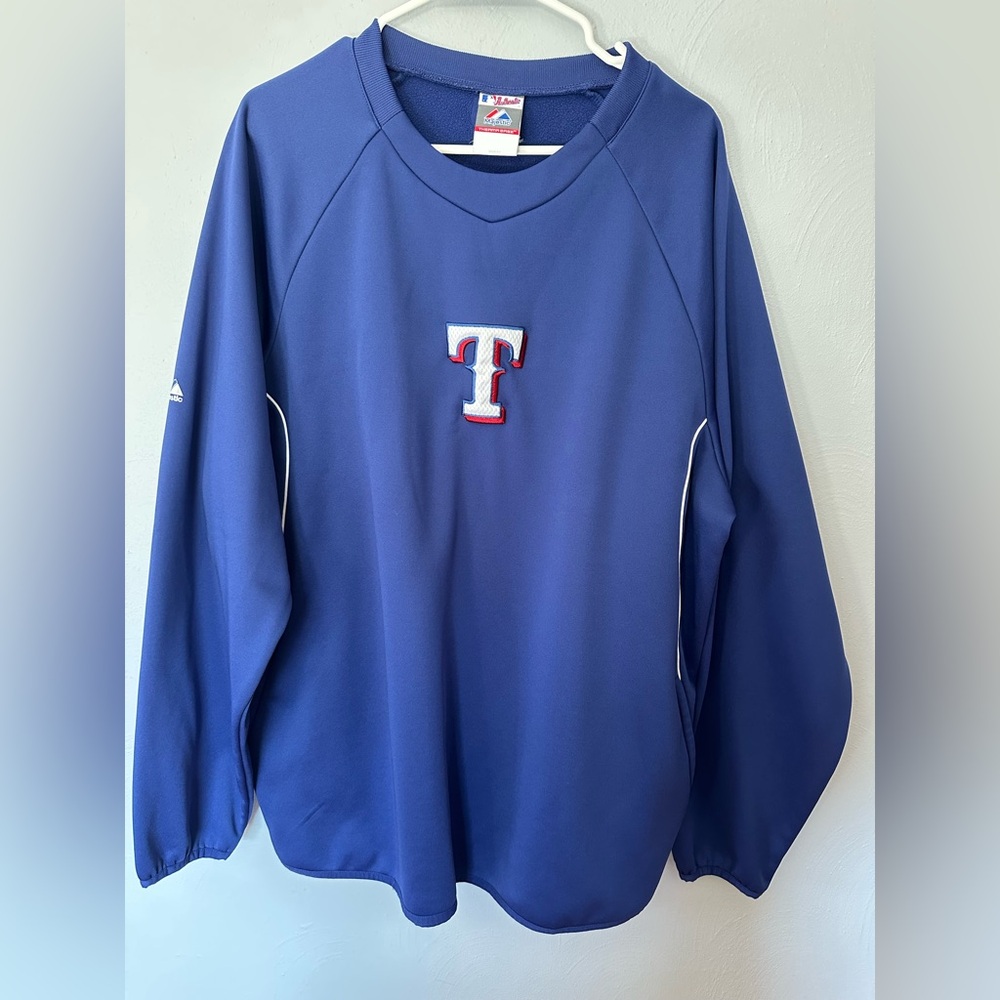 Majestic Texas Rangers Pullover